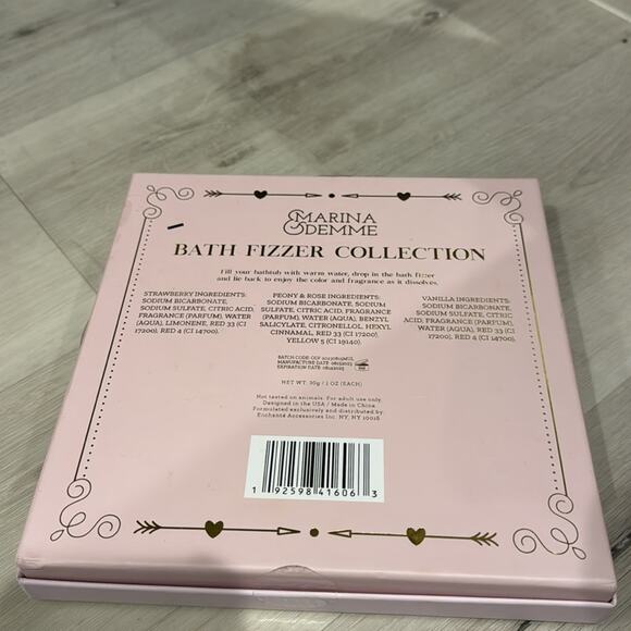 Marina & Demme Bath Fizzer Collection NWT set of 9 Hearts Fizzer. - Picture 2 of 3